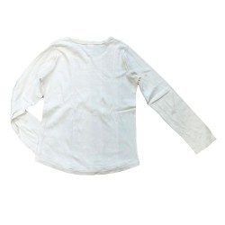 Petit Bateau – T-shirt à manches longues fille – Motif "Amour"