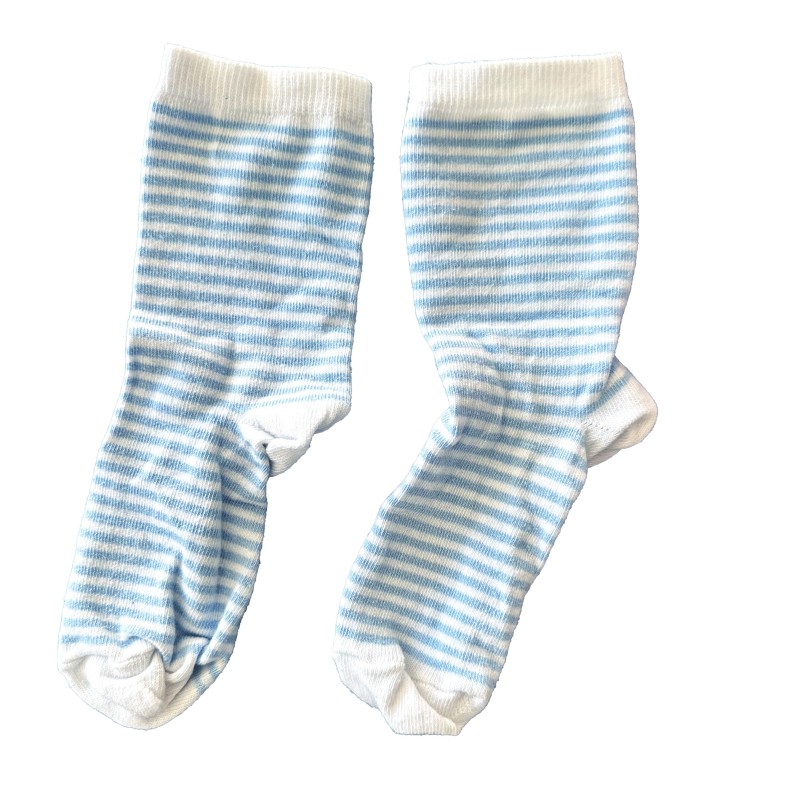 Chaussettes Jacadi Rayées Bleu et Blanc