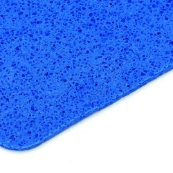 Lot de 5 lavettes absorbantes bleues en éponge – Nettoyage cuisine & maison