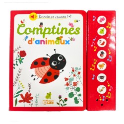 Comptines d’animaux – Livre sonore interactif (Éditions Lito)