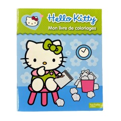Coffret Hello Kitty – Valisette aimantée + 4 livres (Coloriages, Jeux, Histoires, École)
