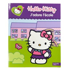 Coffret Hello Kitty – Valisette aimantée + 4 livres (Coloriages, Jeux, Histoires, École)