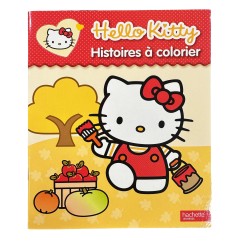 Coffret Hello Kitty – Valisette aimantée + 4 livres (Coloriages, Jeux, Histoires, École)