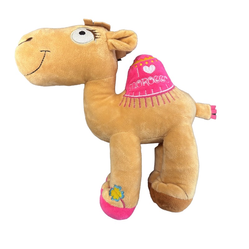 Peluche Funny Camel – Chameau “I Love Morocco”
