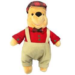 Peluche Winnie l’Ourson Disney Store – Édition spéciale tenue vintage