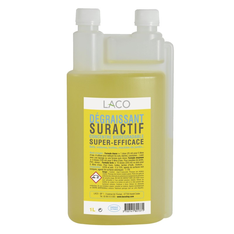 Dégraissant suractif | Dégraissant concentré biodégradable