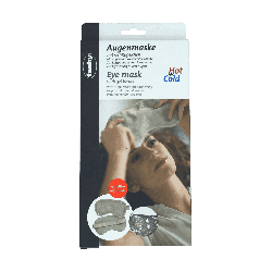 Masque yeux relaxant Fashy – effet chaud/froid avec billes de gel