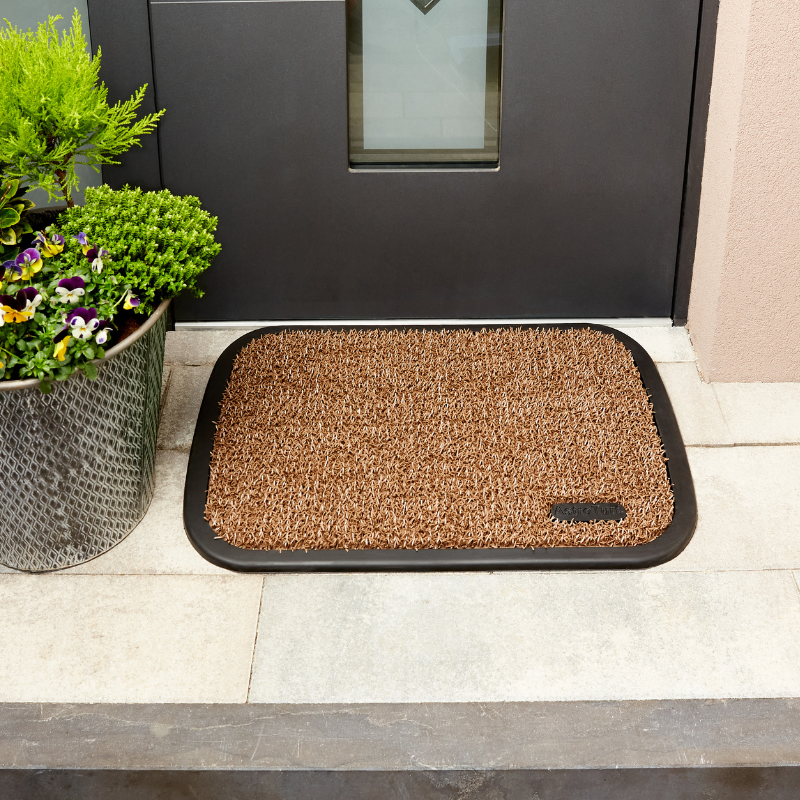 Color G Paillasson Exterieur Entree 60x120cm, Tapis Exterieur Resistant Pluie, Tapis d'entrée Lavable, Tapis de Porte Antiderapant pour Couloir, Chambre, Balcon, Jardin - Noir