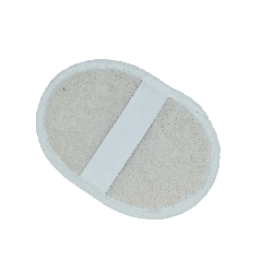 Éponge exfoliante ovale double face – nettoyage et douceur pour la peau