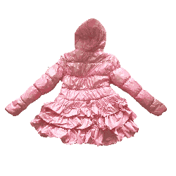 Doudoune longue rose irisée A*Dee – Élégance et confort pour fille