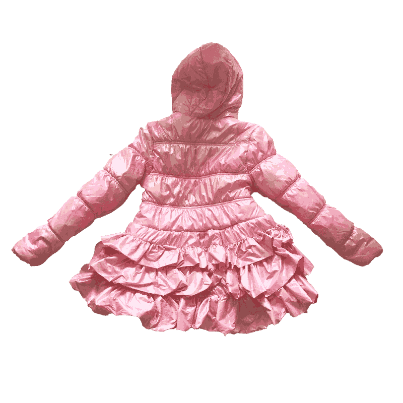 Doudoune longue rose irisée A*Dee – Élégance et confort pour fille