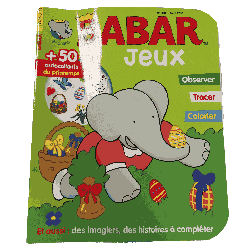 Babar Jeux – Numéro 285 – Avril 2016 – +50 autocollants du printemps
