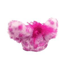 Jouet interactif rose et violet – Peluche électronique à grands yeux lumineux