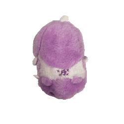 Hamster interactif violet et blanc – Peluche roulante musicale