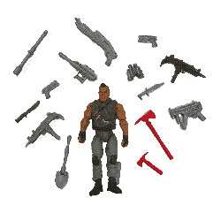 Figurine d’action militaire – Avec arsenal complet (13 accessoires)