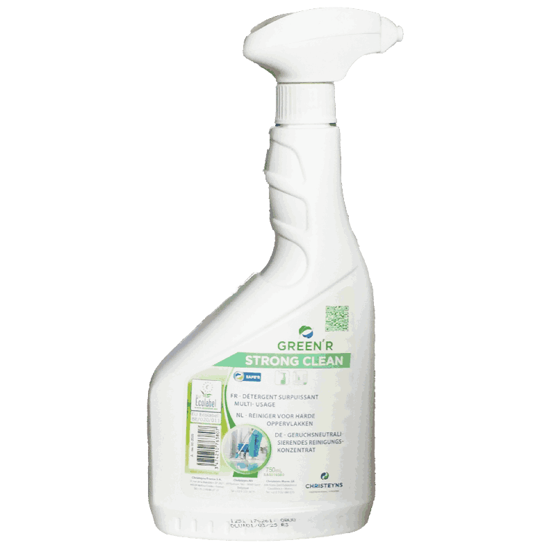Spray détergent multi-usage Green’R Strong Clean – Nettoyage intensif et action neutralisante