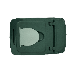 Lot de 2 boîtes de rangement alimentaires avec couvercle à clapet – Format vertical avec ouverture pratique