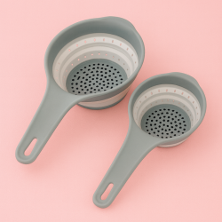 Passoire rétractable – Design pliable, gain de place