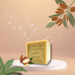 Savon de Marseille artisanal à l’huile d’Argan – 300 g – LACO