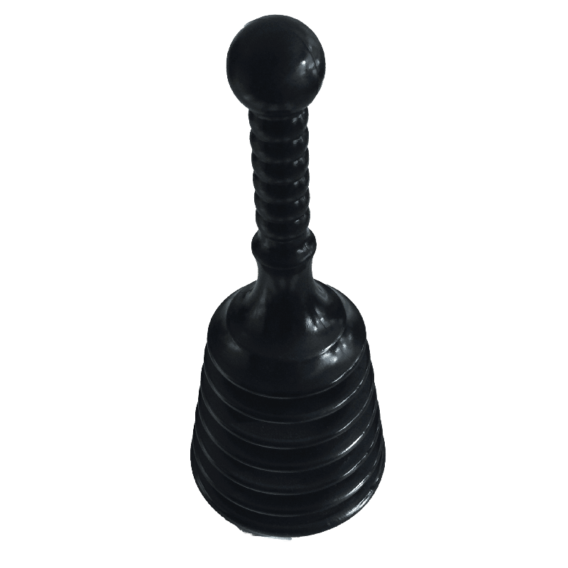 Déboucheur à pompe manuel noir – modèle accordéon compact