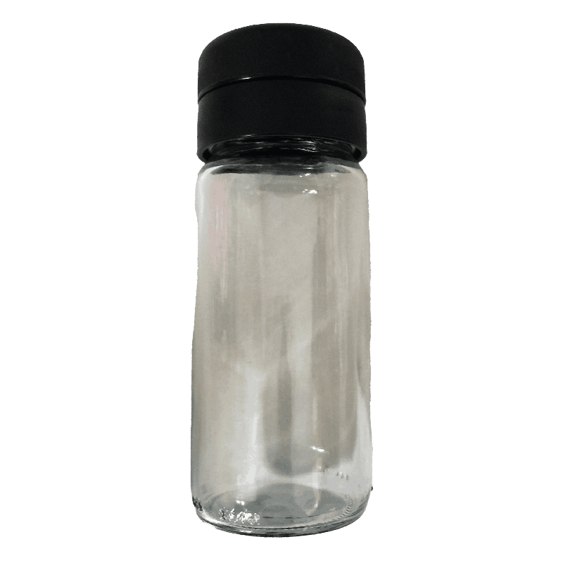 Bocal à épices en verre avec couvercle doseur – plusieurs ouvertures