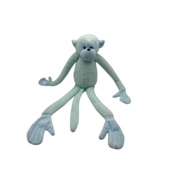 Peluche Singe Bleu – Douce et Longues Pattes