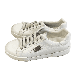 Sneakers Dolce & Gabbana blanches en cuir