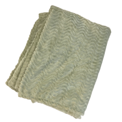 Couverture Douce Vert Amande – Plaid Cocooning