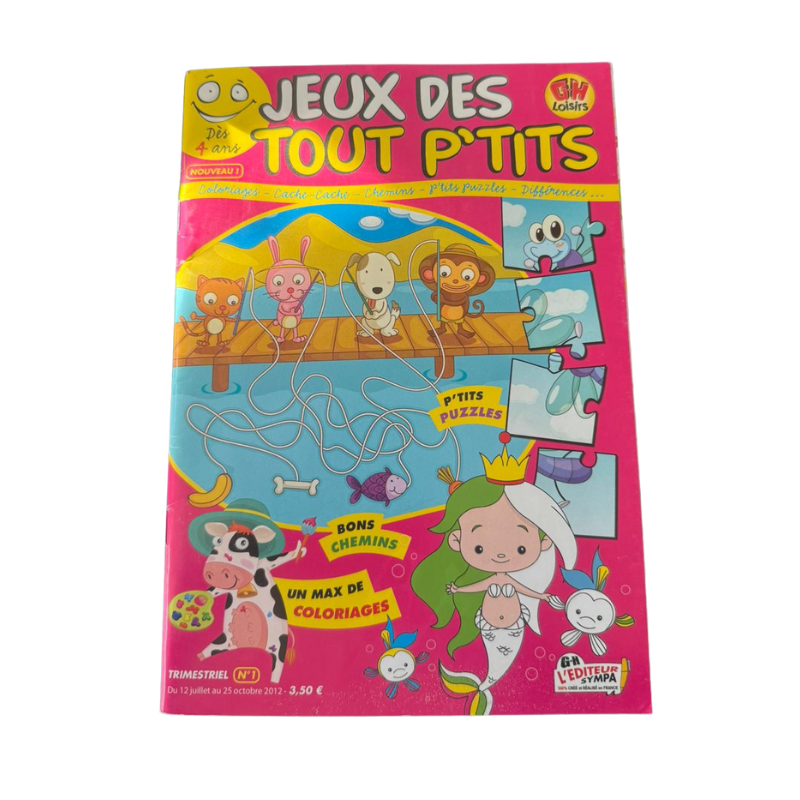 Jeux des Tout P’tits – Livret d’Activités GH Loisirs – Dès 4 Ans