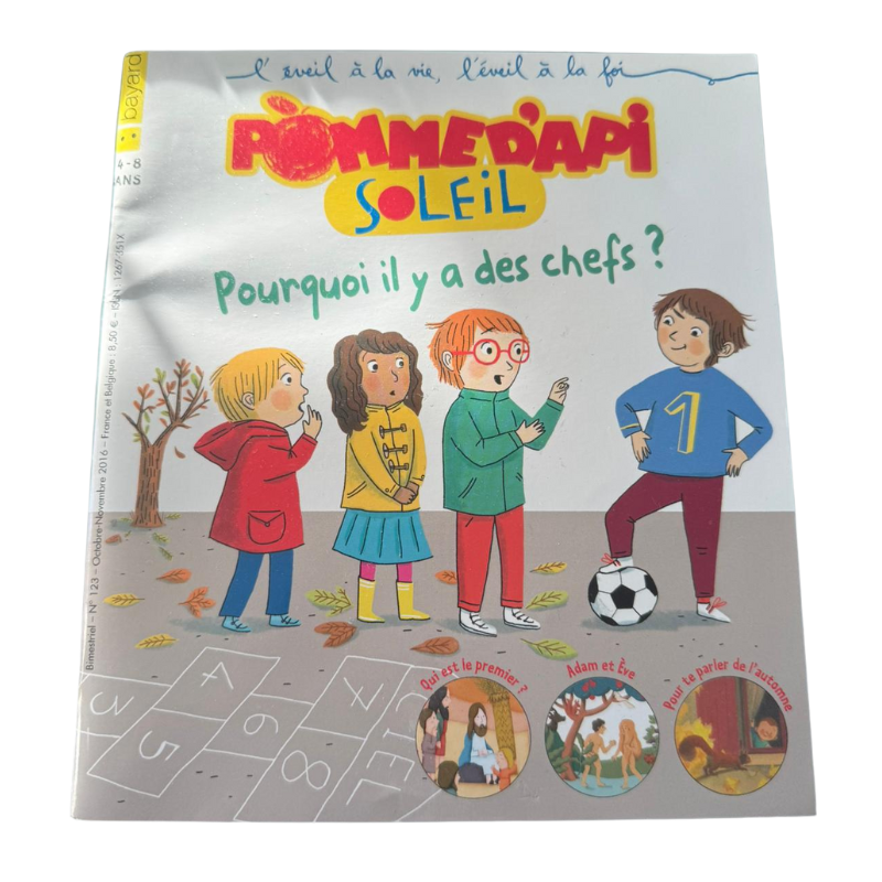 Pomme d’Api Soleil – “Pourquoi il y a des chefs ?” – Magazine Enfants 4–8 ans – Occasion
