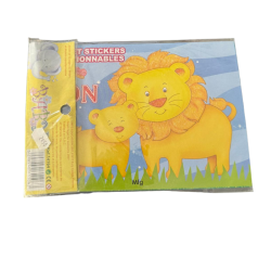 Album Stickers Repositionnables – Animaux du Zoo – Occasion