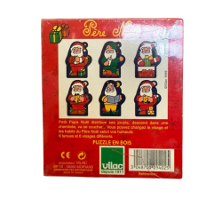 Puzzle en Bois Vilac – Père Noël – +18 mois – Occasion