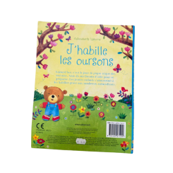 J’habille les oursons – Livre d’Autocollants Usborne – Occasion