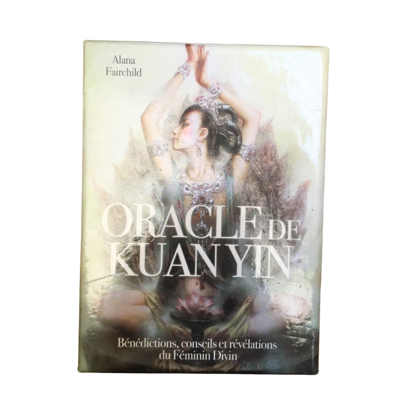 Oracle Kuan Yin d’Alana Fairchild. Cartes et guide pour la guidance spirituelle et la guérison.