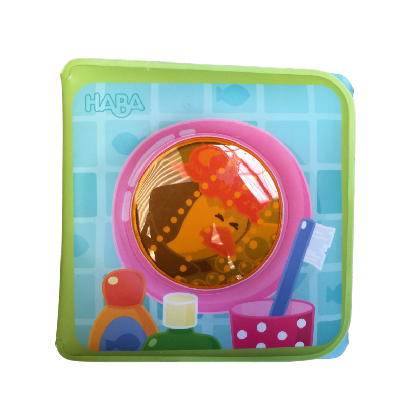 Livre de bain HABA avec élément mobile. Jouet d’éveil pour le bain.