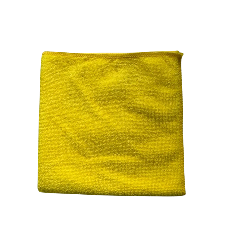 Chiffonnette microfibre jaune – Nettoyage multi-usages