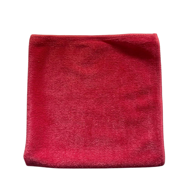 Chiffonnette microfibre rouge – Multi-usages