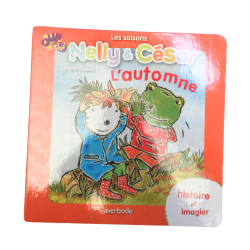 Nelly & César – L’automne – Livre histoire et imagier – Destockage