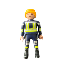 Figurine Playmobil pompier – Tenue de secours
