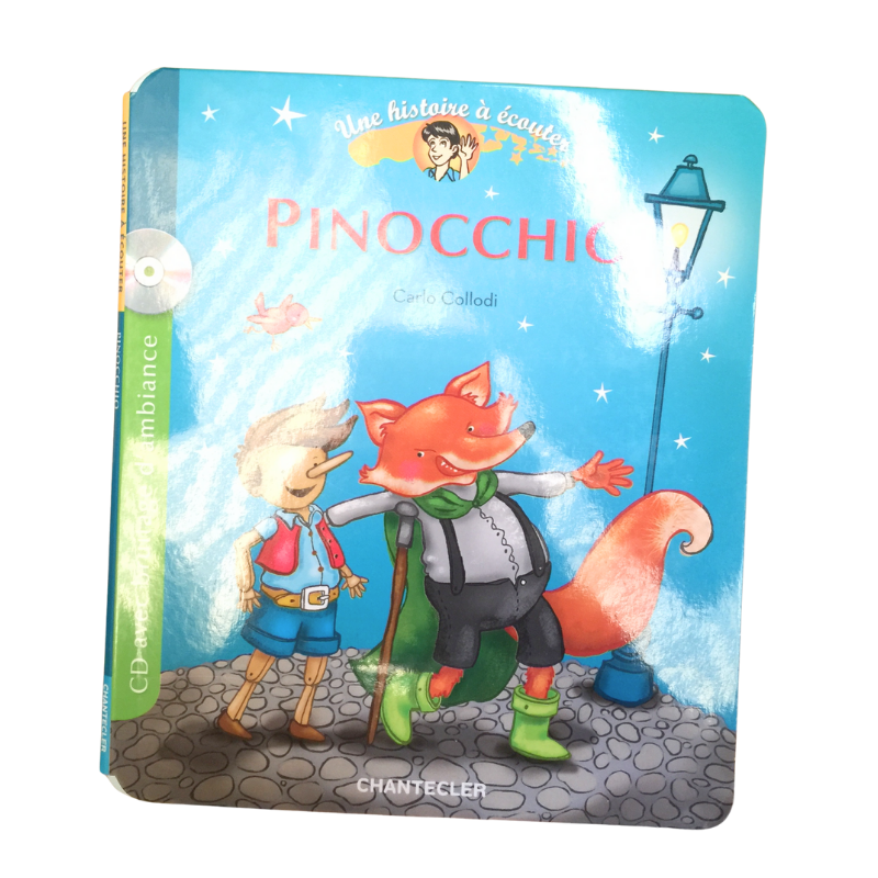 Pinocchio – Livre enfant avec CD audio – Chantecler