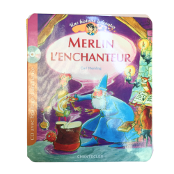 Merlin l’Enchanteur – Livre enfant avec CD audio – Chantecler – Destockage