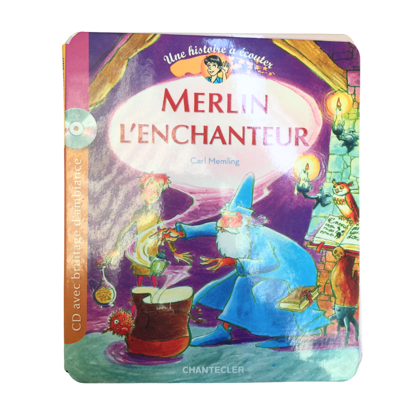 Merlin l’Enchanteur – Livre enfant avec CD audio – Chantecler – Destockage