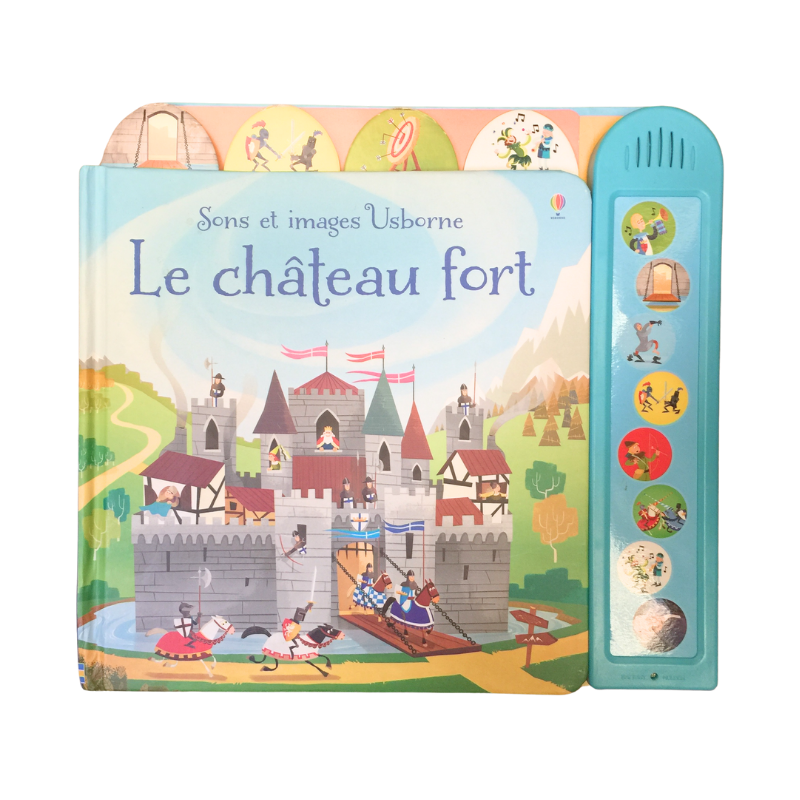 Usborne – Le château fort – Livre sonore enfants – Destockage