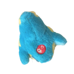 Peluche oiseau bleu et jaune – Petit doudou enfant – Destockage