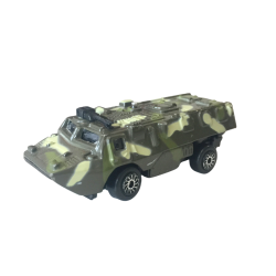 Véhicule militaire miniature – Camouflage vert – Jouet métal – Destockage