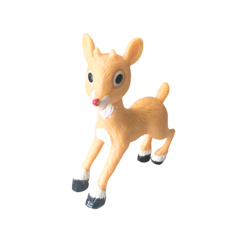 Figurine renne de Noël – Petit modèle décoratif – Destockage