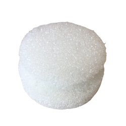 Éponge ronde blanche – Filet souple – Nettoyage multi-usages