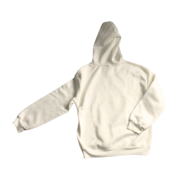 Sweat à capuche enfant – Motif ourson stylé – Blanc