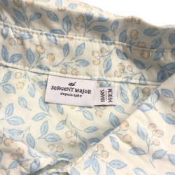 Chemise fille SERGENT MAJOR – Motif fleuri bleu