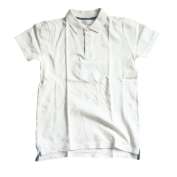 Polo blanc MONOPRIX TEENS BIO – 10 ans – Coton biologique